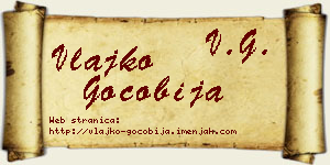 Vlajko Gočobija vizit kartica